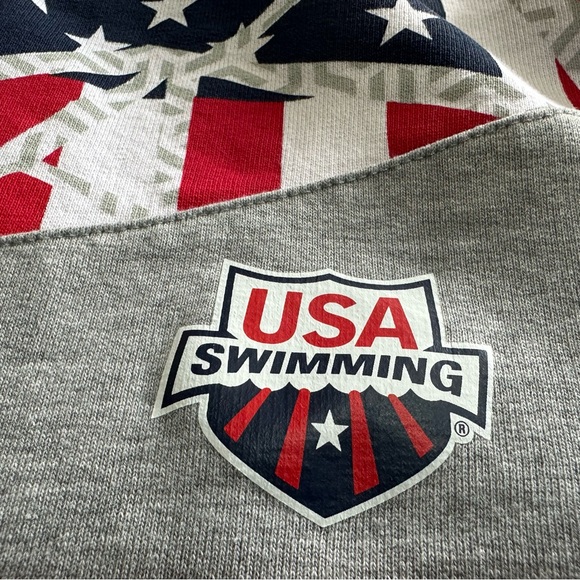 Arena USA Swimming Unisex Team OG Hooded F/Z Jacket hoodie, Medium - Picture 4 of 10